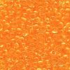 Rocailles 2,5mm transparentes, orange